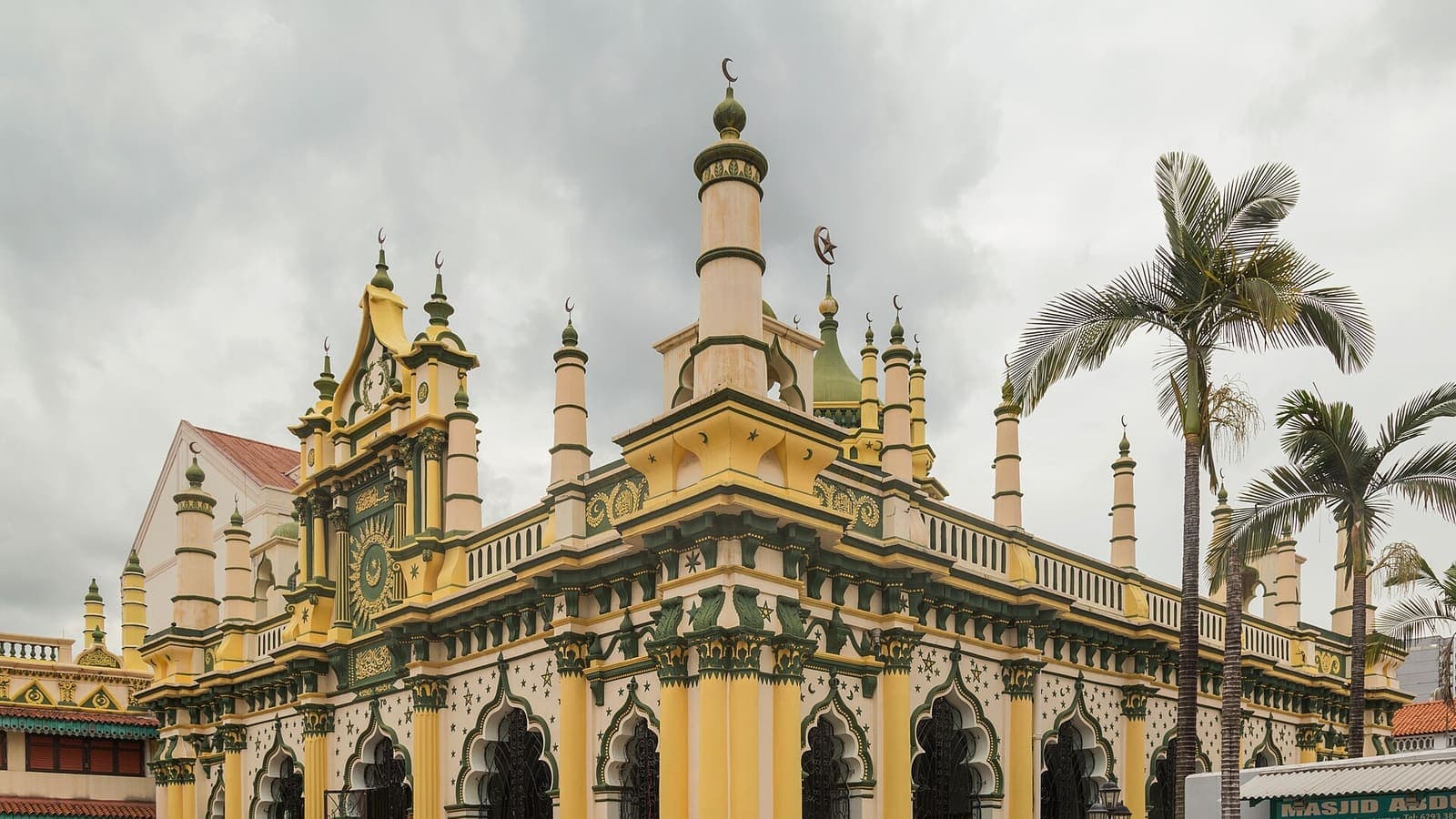 An ornate mosque in Little India