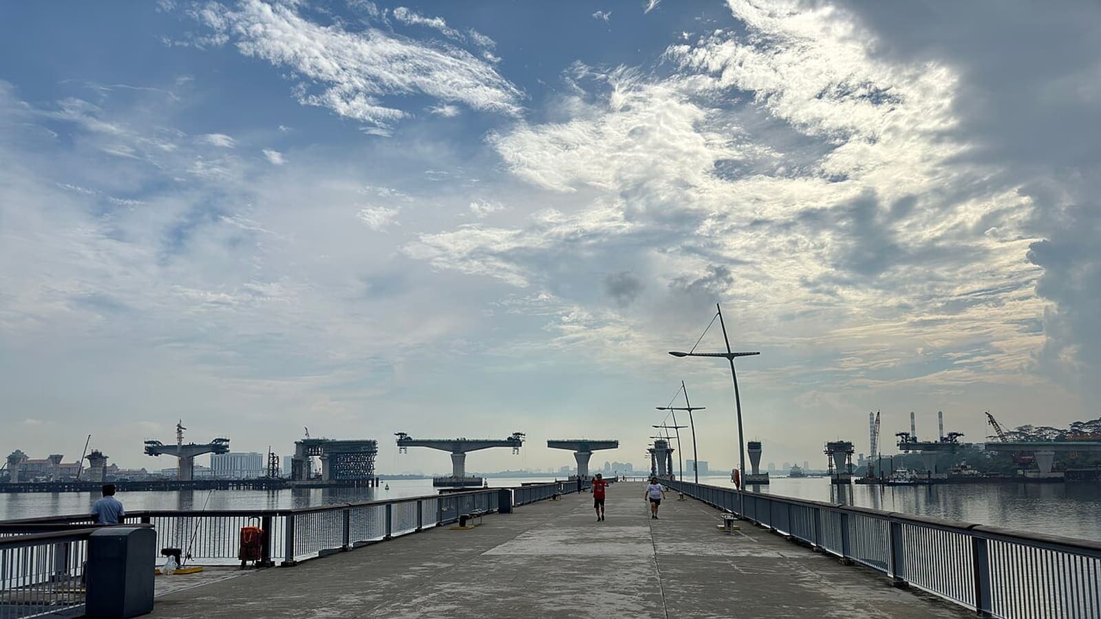 The jetty at Woodlands Waterfront